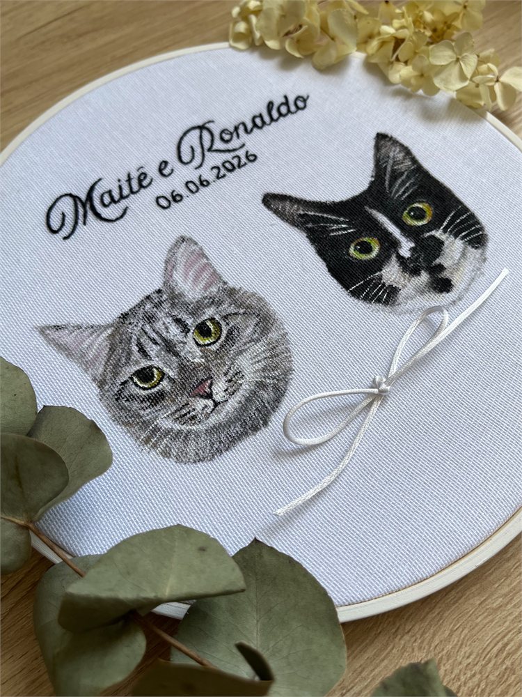 Pintura ao vivo — casamento Ana & Rafael